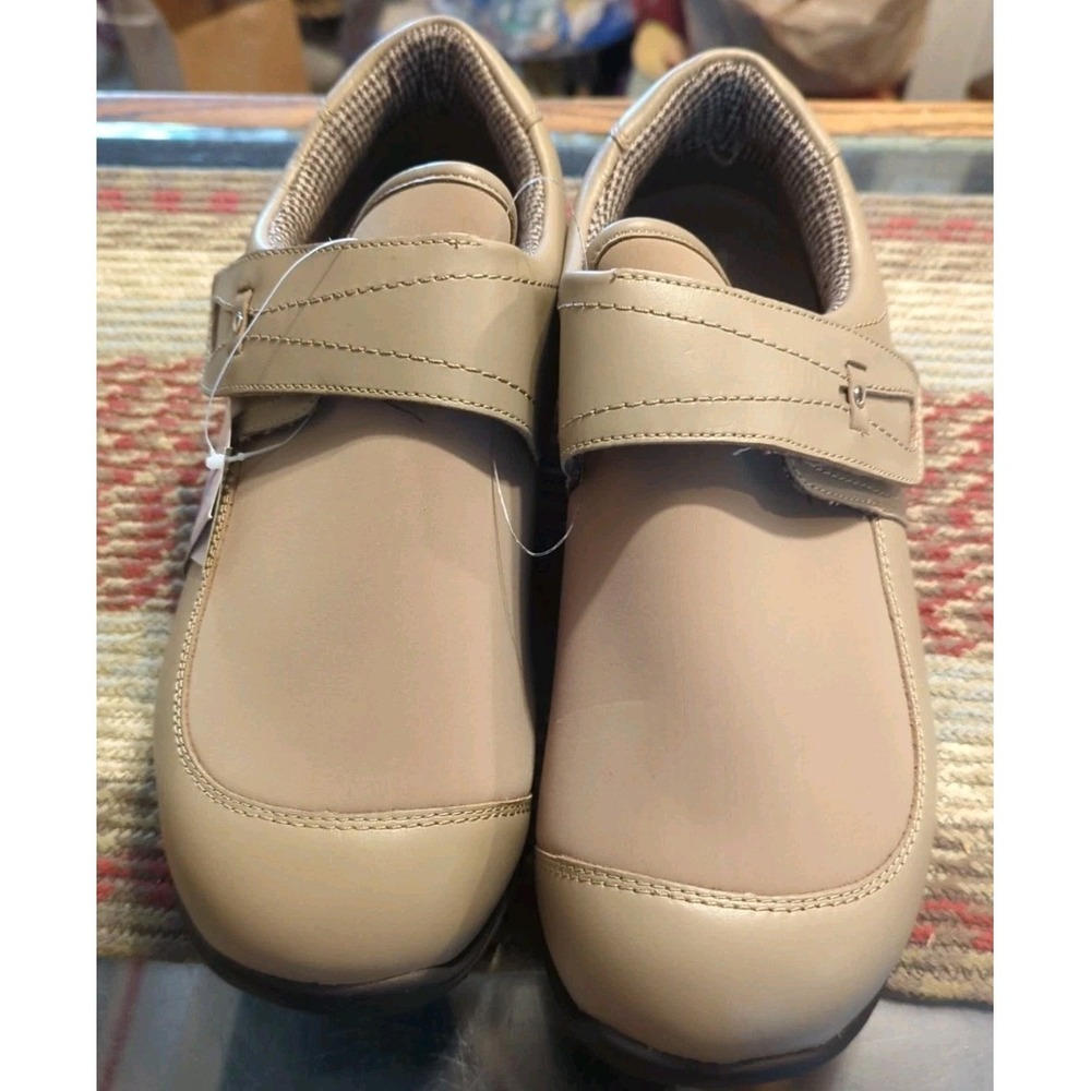 New With Tags Barefoot Freedom By Drew, Men's Tan Leather Loafers, 12XW Antwerp - Picture 3 of 10